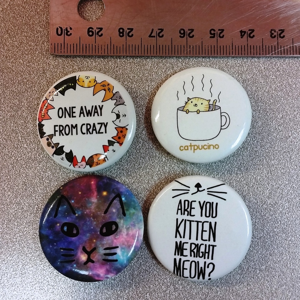 Crazy Cat Lady Pins